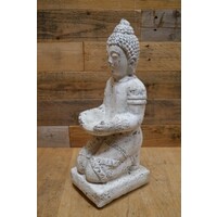 thumb-Betonnen beeld Shiva Boeddha – Tuinbeeld 44 cm hoog-4