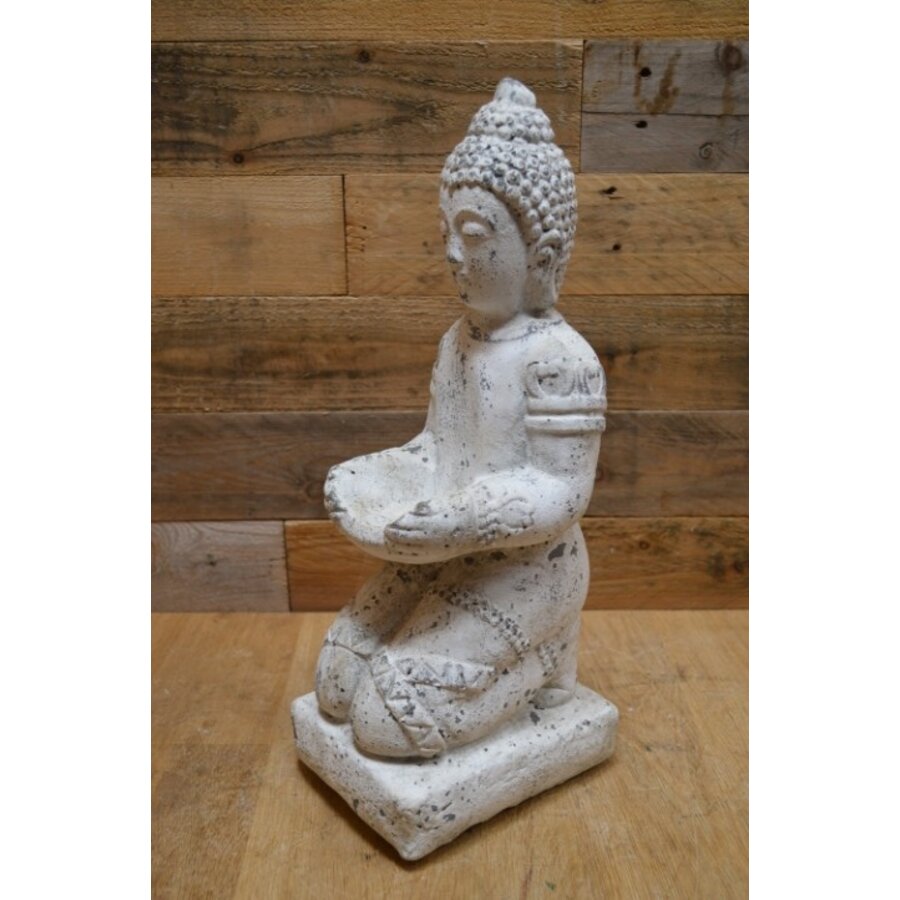 Betonnen beeld Shiva Boeddha – Tuinbeeld 44 cm hoog-4