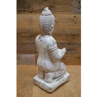thumb-Betonnen beeld Shiva Boeddha – Tuinbeeld 44 cm hoog-6