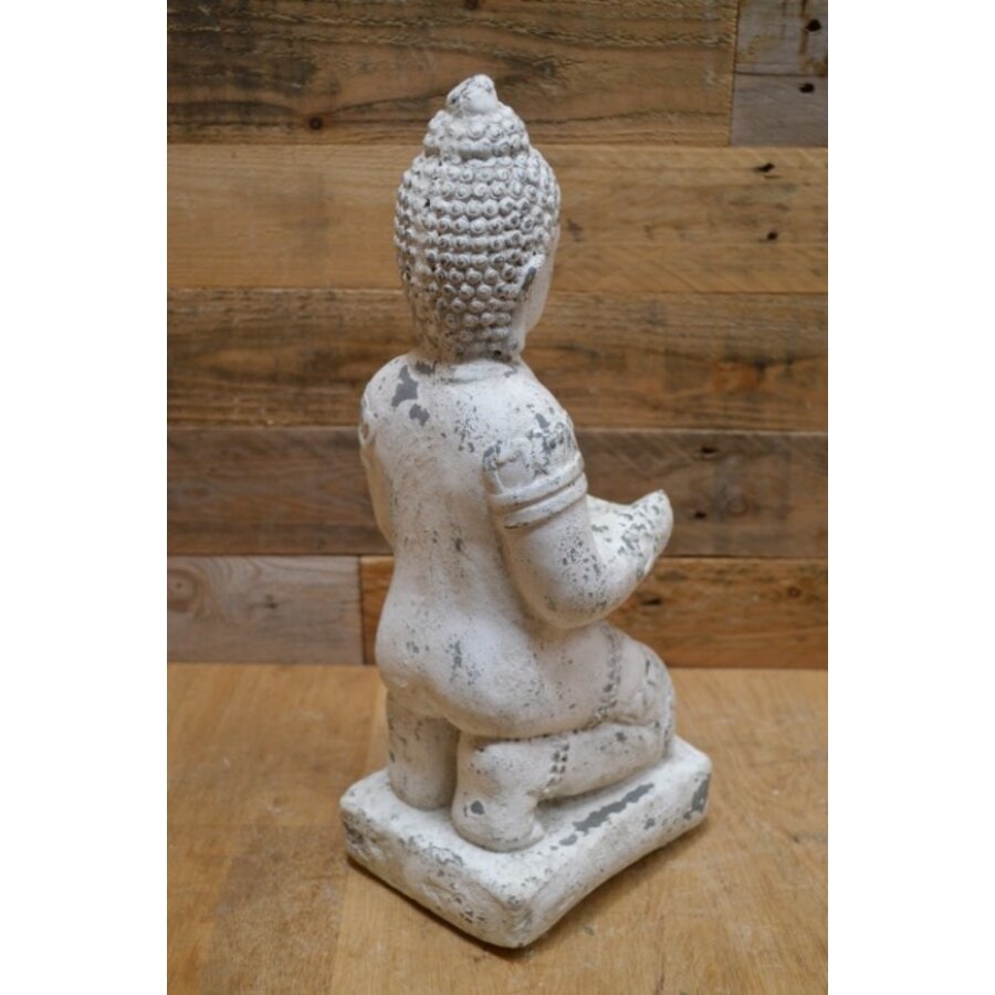 Betonnen beeld Shiva Boeddha – Tuinbeeld 44 cm hoog-6