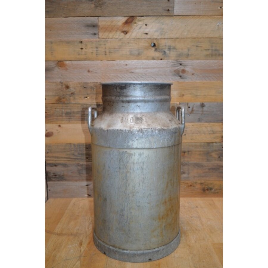 Ouderwetse Aluminium melkbus uit de jaren 70 met ingeslagen nummers – Vintage en waterdicht-3