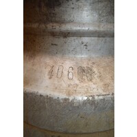 thumb-Ouderwetse Aluminium melkbus uit de jaren 70 met ingeslagen nummers – Vintage en waterdicht-4