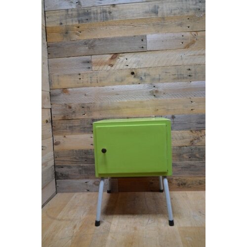 Retro nachtkastje appelgroen 