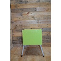 thumb-Retro nachtkastje in appelgroen met buizenpootjes en rechtsdraaiend deurtje-3