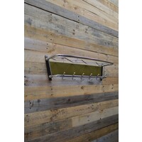 thumb-Vintage Pilastro wandkapstok uit de jaren 50 met 6 dubbele haken-2