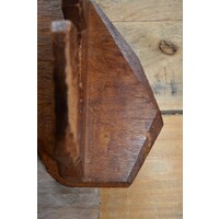 thumb-Boeren wandkapstok met houten haken uit de jaren 50-4