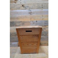 thumb-Vintage vurenhouten kistmodel krukje met opbergruimte jaren 70-5