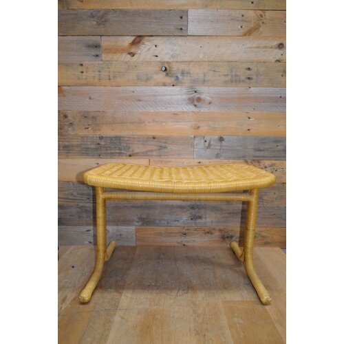 Hocker, Rotan met metalen frame 