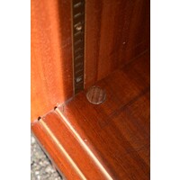 thumb-Mid Century kastje – retro houten schuifdeurkast jaren 60-9