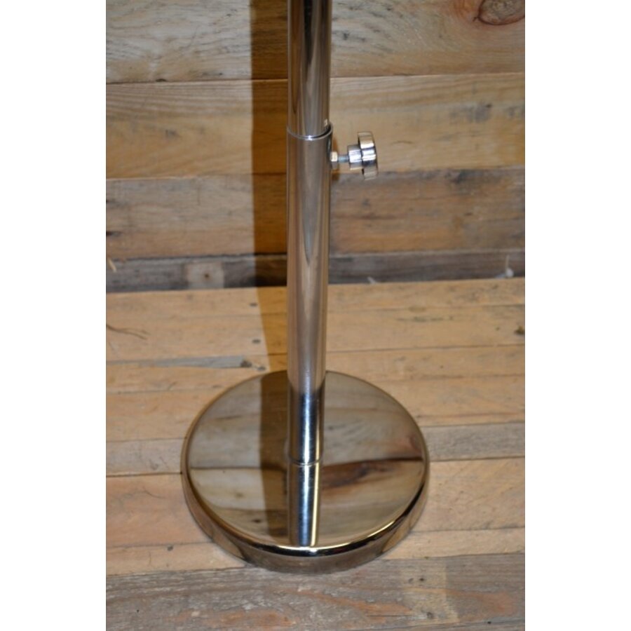 Oude verstelbare paspop voor baby of peuter – decoratieve buste op voet-3