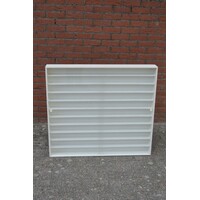 thumb-Houten displaykast met tien plankjes en plexiglas deurtjes voor verzamelobjecten-1