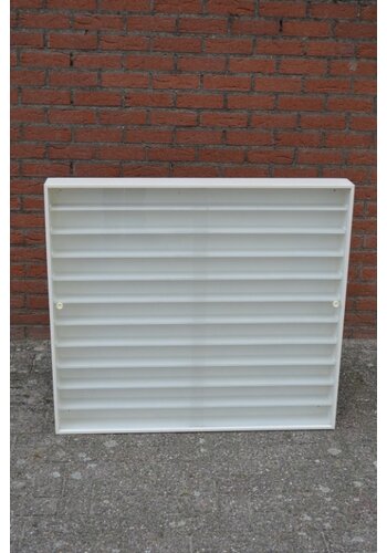 Displaykast met tien plankjes voor miniaturen 