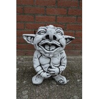 thumb-Lachende betonnen trol – Ludiek tuinbeeld voor binnen en buiten-1