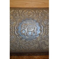 thumb-Vintage koekjesblik van Hille uit de jaren 50 met olifant-3