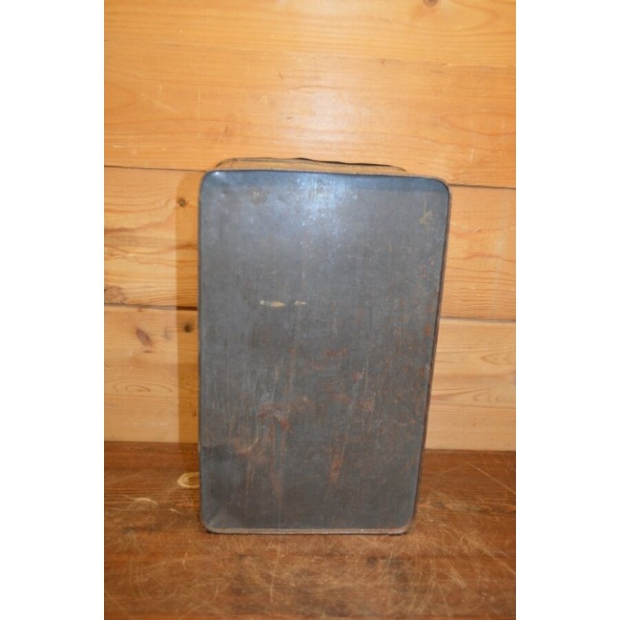 Antieke lithografische trommel met winterse taferelen – Wed. J. Bekkers Dordrecht – Lunchtrommel-9