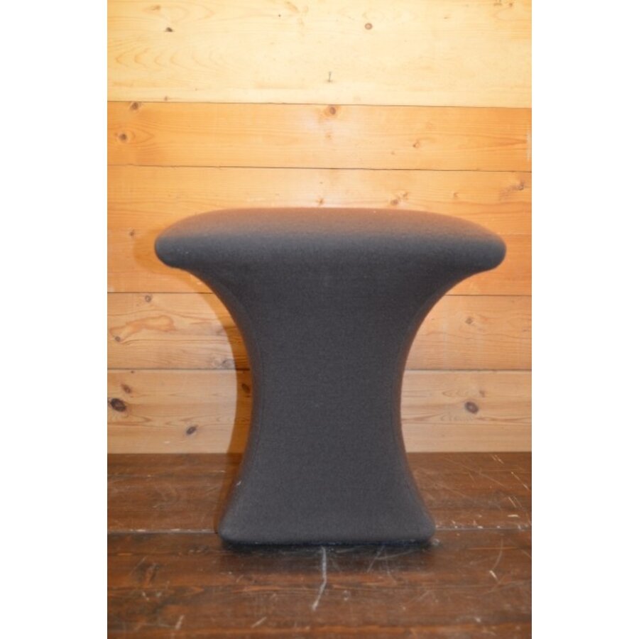 Retro Stokking voetenbankje in paddenstoelvorm – Space Age kruk uit 1970-2