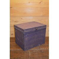 thumb-Groot vintage koffieblik met twee vakken van Van Muijen Den Haag - Arnhem-1