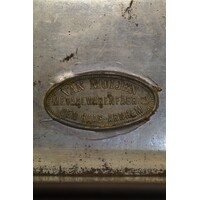 thumb-Groot vintage koffieblik met twee vakken van Van Muijen Den Haag - Arnhem-5