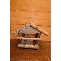 thumb-Vogelvriendelijk houten voederhuisje van berkenhout – handgemaakt en weerbestendig-3