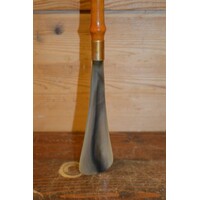 thumb-Vintage schoenlepel uit Italië met olifant van bamboe, hoorn, koper en been-2