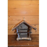thumb-Vogelvriendelijk houten voederhuisje van berkenhout – handgemaakt en weerbestendig-3