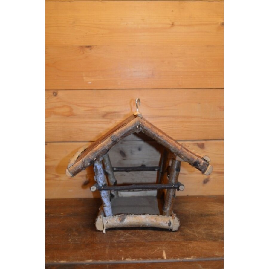 Vogelvriendelijk houten voederhuisje van berkenhout – handgemaakt en weerbestendig-3