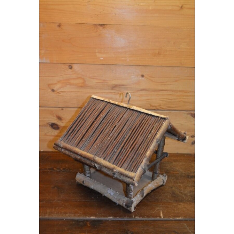 Vogelvriendelijk houten voederhuisje van berkenhout – handgemaakt en weerbestendig-4