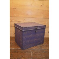 thumb-Groot antiek koffieblik met twee vakken van Van Muijen Den Haag - Arnhem-1