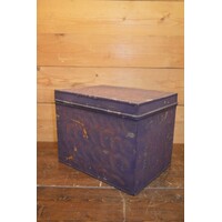 thumb-Groot antiek koffieblik met twee vakken van Van Muijen Den Haag - Arnhem-3