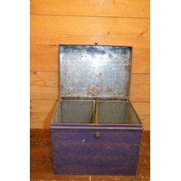 thumb-Groot antiek koffieblik met twee vakken van Van Muijen Den Haag - Arnhem-5