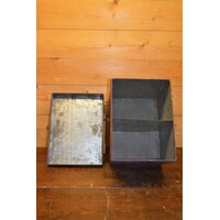 thumb-Groot antiek koffieblik met twee vakken van Van Muijen Den Haag - Arnhem-9