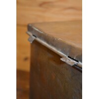 thumb-Zeldzame vierkante koperen trommel uit circa 1890 met sporen van gebruik-4