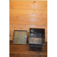 thumb-Zeldzame vierkante koperen trommel uit circa 1890 met sporen van gebruik-6