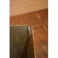 thumb-Zeldzame vierkante koperen trommel uit circa 1890 met sporen van gebruik-8