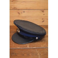 thumb-Blauwe tweedehands namaak korpspet uit de jaren 80 – carnavalspet zonder maat-1