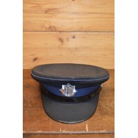 thumb-Blauwe tweedehands namaak korpspet uit de jaren 80 – carnavalspet zonder maat-2
