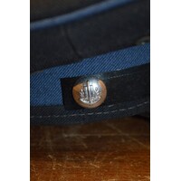 thumb-Blauwe tweedehands namaak korpspet uit de jaren 80 – carnavalspet zonder maat-4