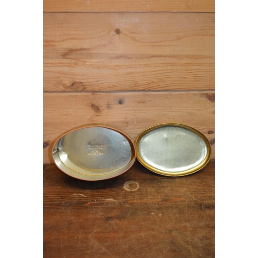 Vintage ovaal tabaksblik Walker’s Universal Cut Plug Tobacco van Daher – gedecoreerd in Engeland-7