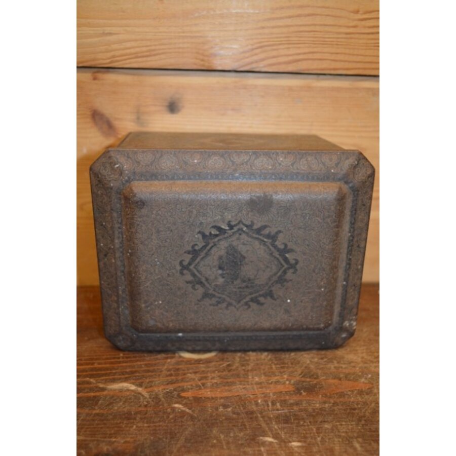 Oud theeblik met draak – waarschijnlijk jaren 30 – blikje voor losse thee-3