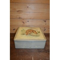 thumb-Vierkant Van Melle blik met moederbeer en beertjes – vintage bewaarblik-2