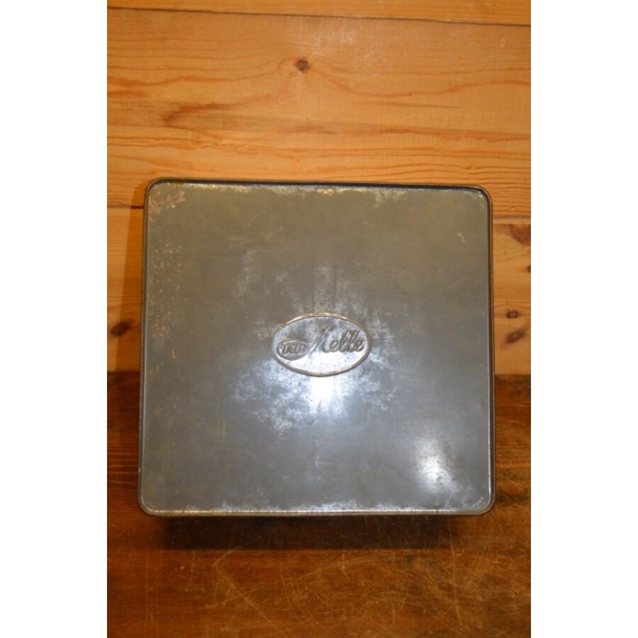 Vierkant Van Melle blik met moederbeer en beertjes – vintage bewaarblik-8