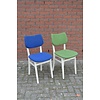 Set teakhouten stoelen