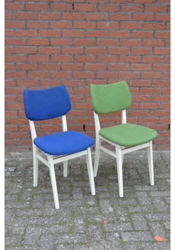 Set teakhouten stoelen 