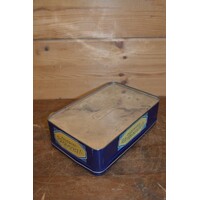 thumb-Donkerblauw Verkade koekblik met meisje met de strik – Nostalgisch design-5