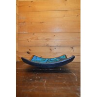 thumb-Aardewerken serveerschaal met glasmozaïek – Handgemaakt in Indonesië-2