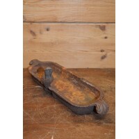 thumb-Oud gietijzeren vogelbadje met vogeltje – Decoratief tuinelement-4