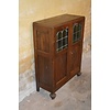 Art Deco eikenhouten boekenkast