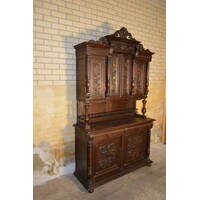 thumb-Prachtig Frans keukenbuffet uit de 19e eeuw – eikenhout met fineer-2