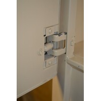 thumb-Industriële metalen ziekenhuis kledingkast uit de jaren 70-4