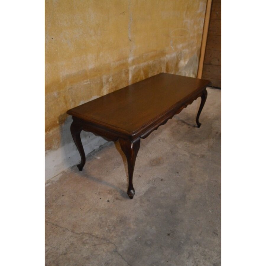 Elegante Queen Anne salontafel met sierlijke poten-2